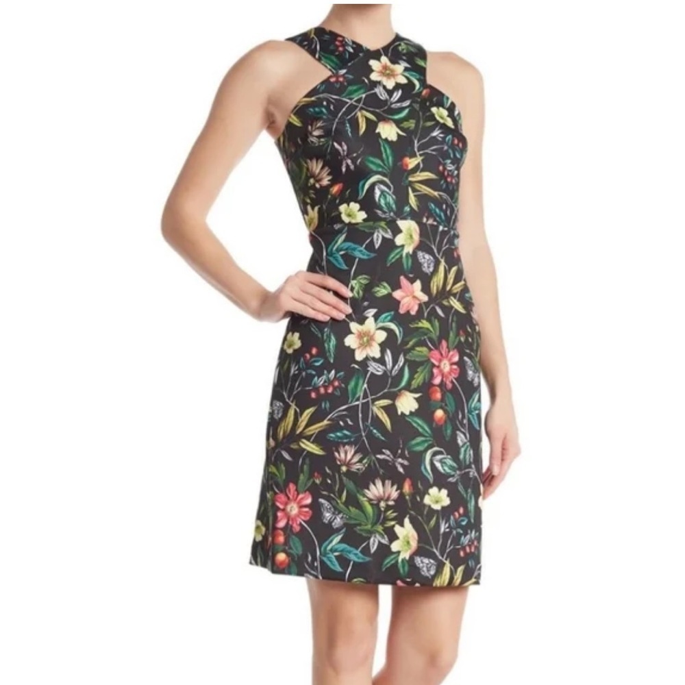 Sam Edelman Tropical Floral Dress Size 4 NWOT - Picture 2 of 9